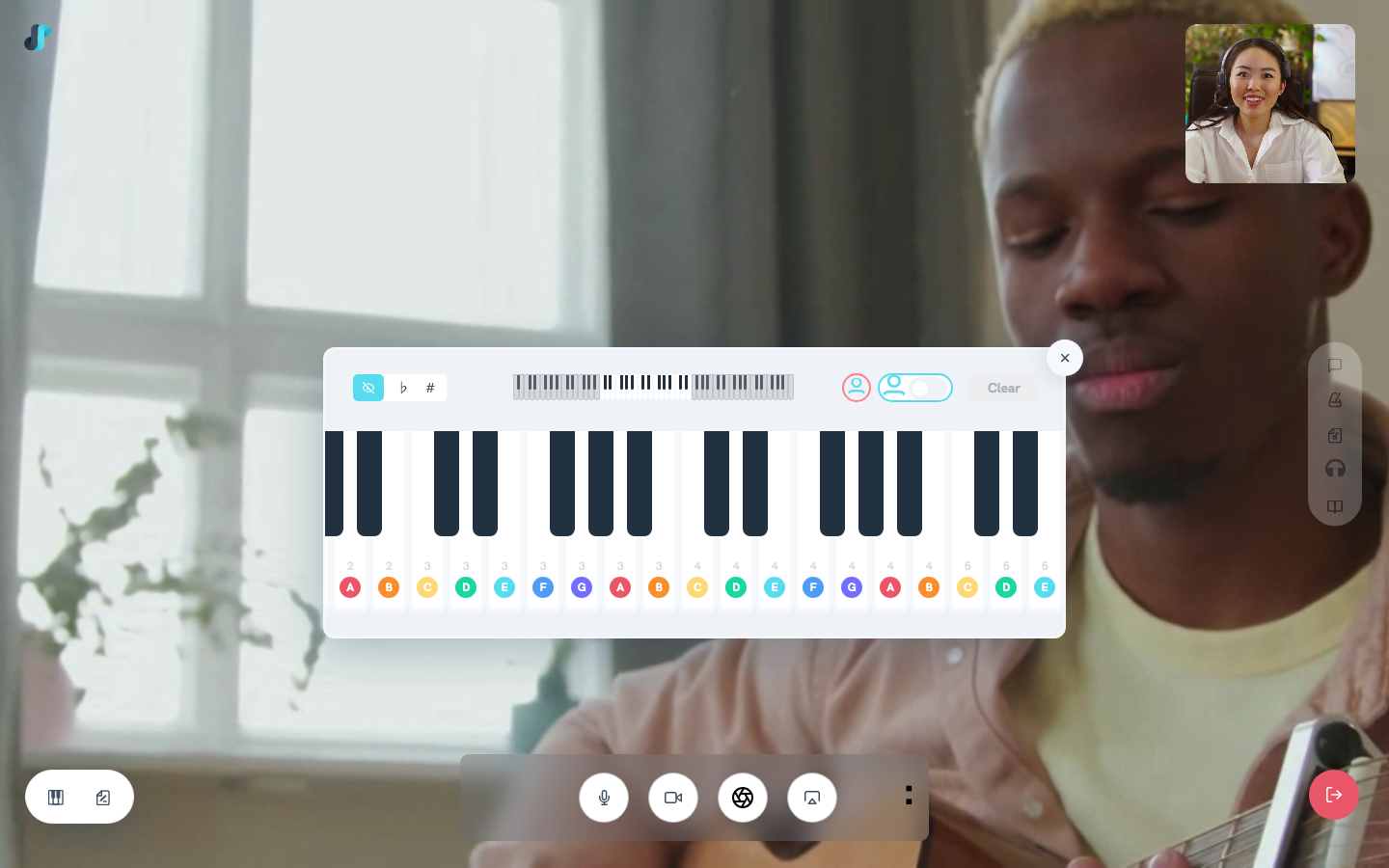 Shared piano