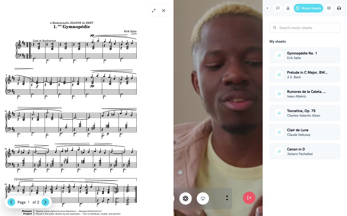 Sheet music